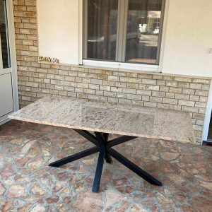 Vanjski stol Valetta Ivory Brown