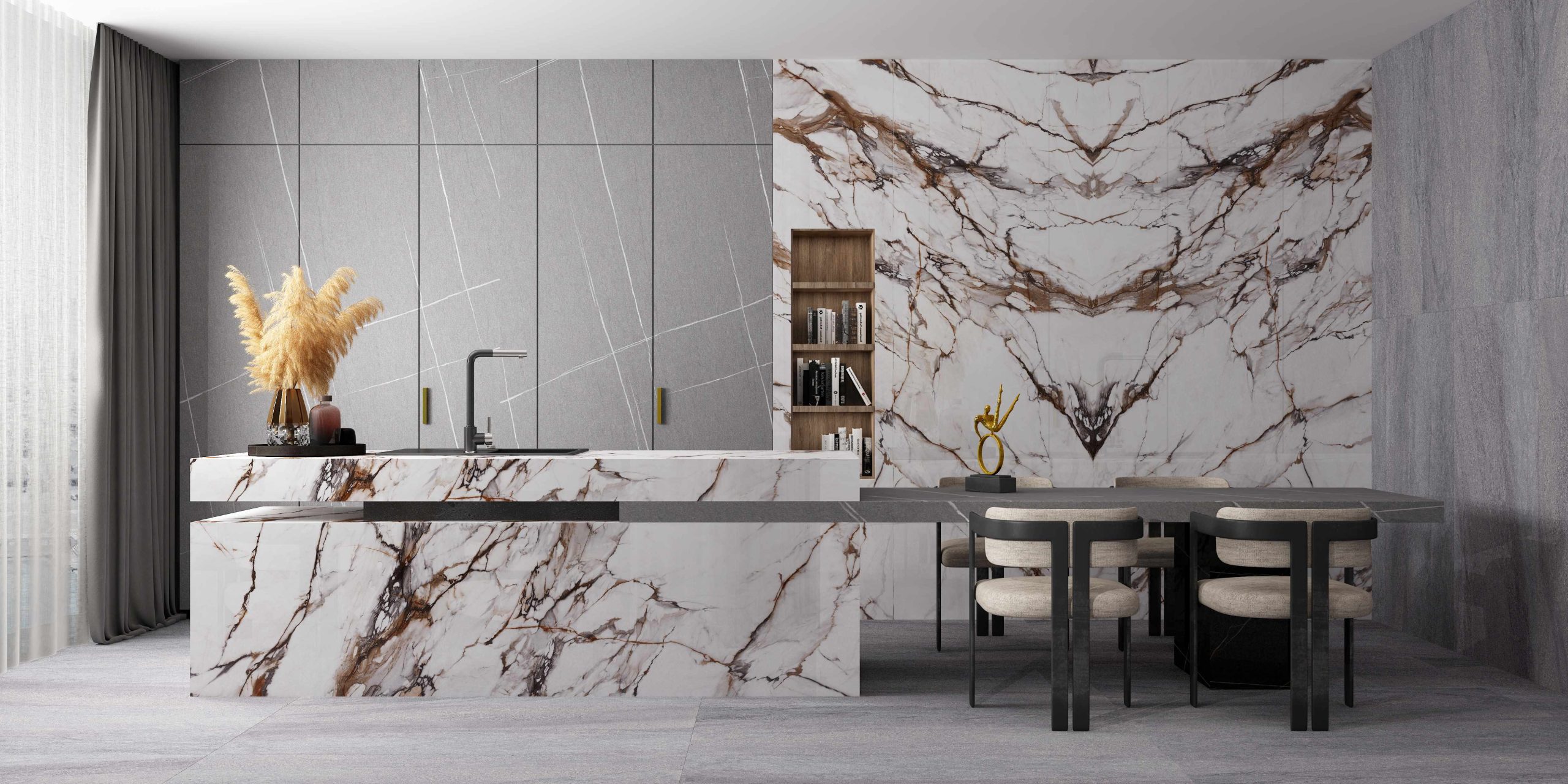 Calacatta Luxury XL 1,2 cm, sjaj - Slika 2